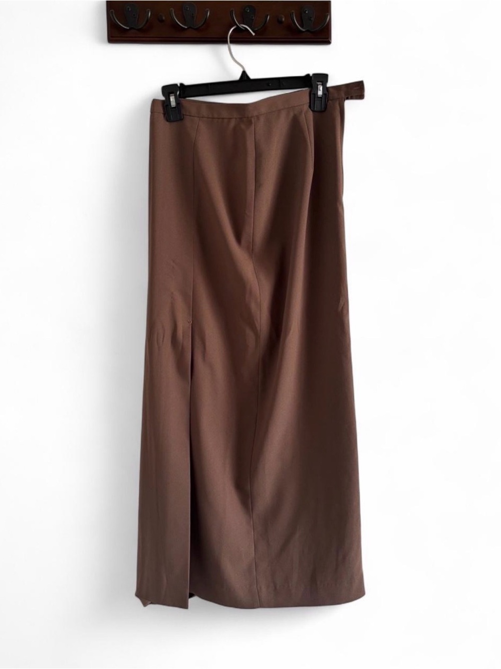 Vintage 90s brown maxi skirt